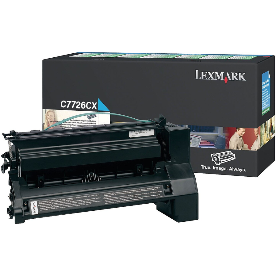 Original Lexmark C7726CX C772 Cyan Return Program Extra High-Yield Toner Cartridge Taa