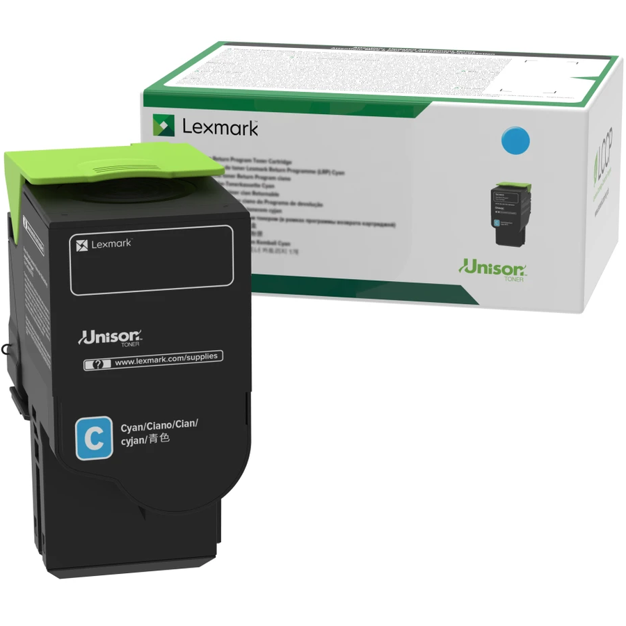 78C0XCG | Original Lexmark Extra High-Yield Toner Cartridge – Cyan