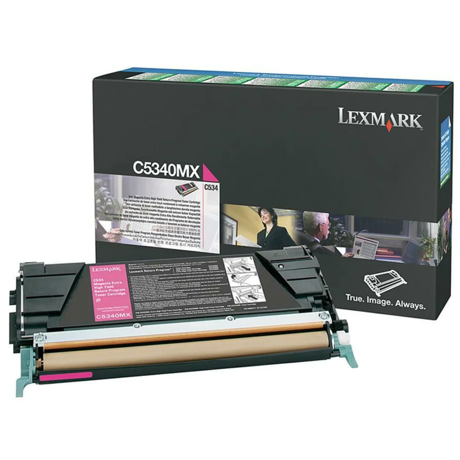 Original Lexmark C5340MX C534 Return Program Magenta Extra High-Yield Toner Cartridge