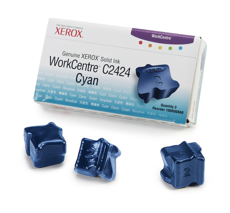 108R00660 | WorkCentre C2424 | Original Xerox Original Xerox  Ink Cartridge - Cyan 3-Pack