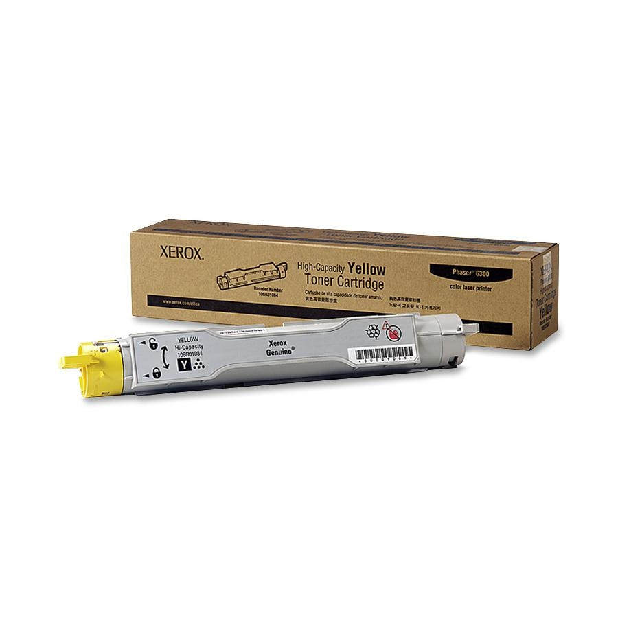 106R01084 | Phaser 6300 | Original Xerox Toner Cartridge - Yellow