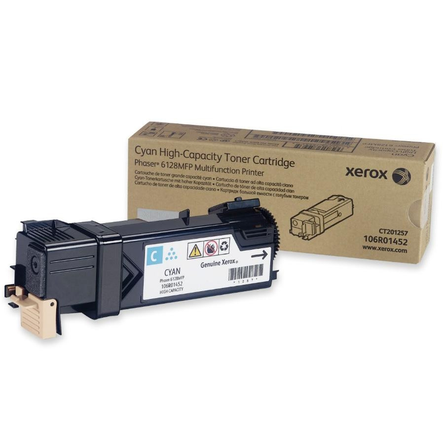 106R01452 | Phaser 6128 | Original Xerox Toner Cartridge - Cyan