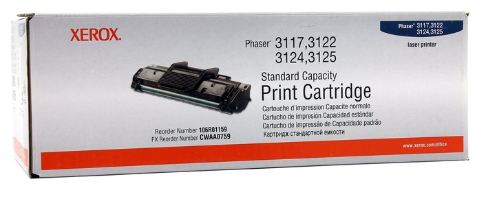 106R01159 | Phaser 3117 / 3122 / 3124 / 3125 | Original Xerox Toner Cartridge - Black