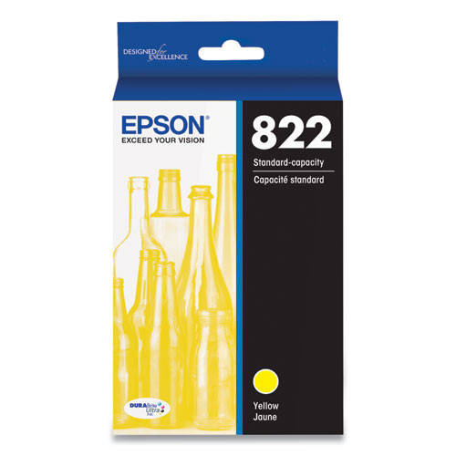 T822420S | Epson® T822 | Original Epson® T822420-S DURABrite Ultra® Ink Cartridge - Yellow