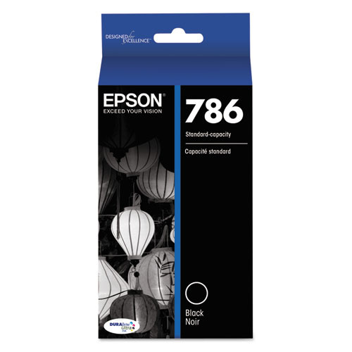 T786120D2 | Epson® 786 | Original Epson® T786120-D2 DURABrite Ultra® Ink Cartridge - Black