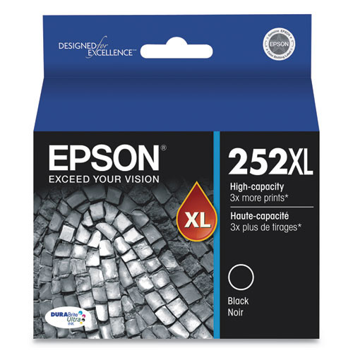 T252XLBCS | Epson® 252XL | Original Epson® (T252XL-BCS) DURABrite Ultra® High-Yield Ink Cartridge - Cyan, Magenta, Yellow