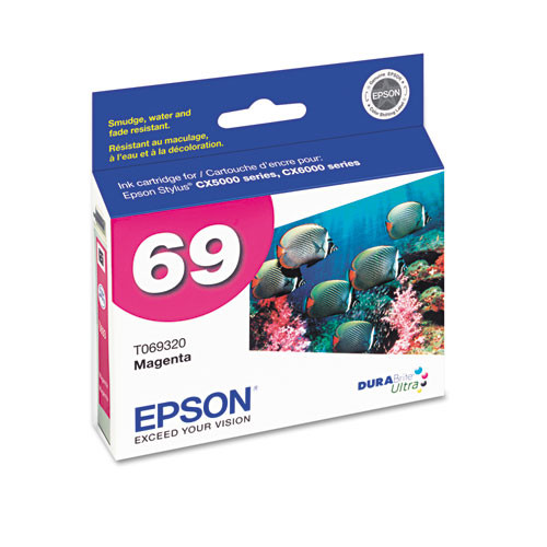 T069320S | Epson® 69 | Original Epson® (T069320-S) DURABrite® Ink Cartridge - Magenta