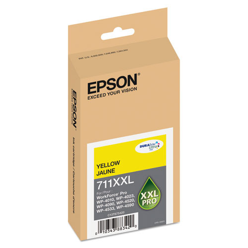 T711XXL420 | Epson® 711XL | Original Epson® DURABrite Ultra® High-Yield Ink Cartridge - Yellow
