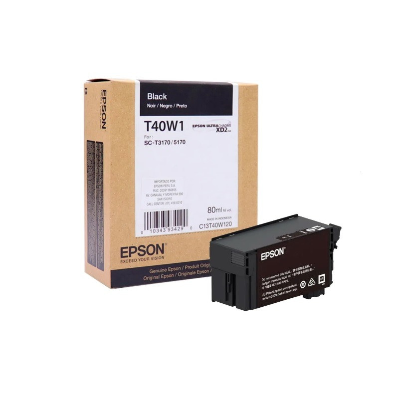T40W120 | Epson® UltraChrome® XD2 | Original Epson® High-Yield Ink Cartridge - Black