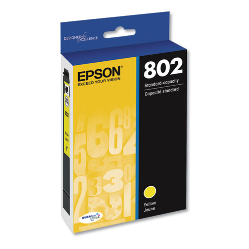 T802420S | Epson® 802 | Original Epson® T802420-S DURABrite Ultra® Ink Cartridge - Yellow
