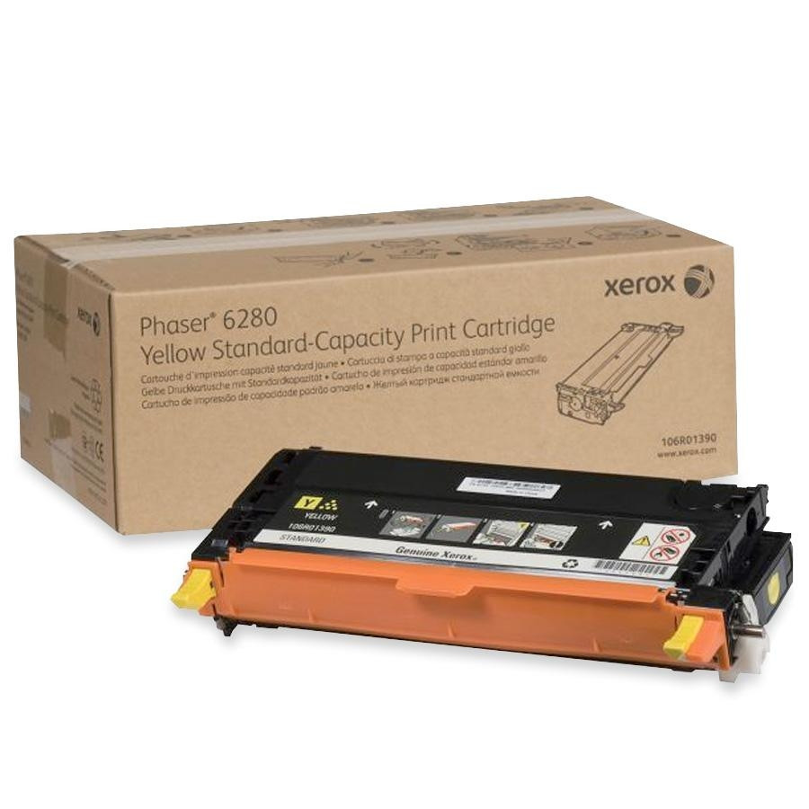 106R01390 | Phaser 6280 | Original Xerox Toner Cartridge - Yellow