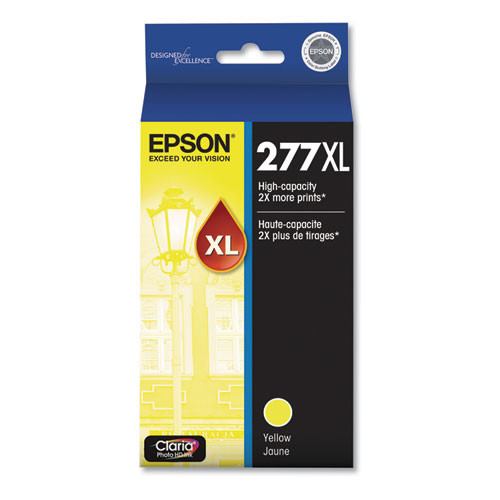 T277XL420S | Epson® 277XL | Original Epson® (T277XL420-S) Claria® High-Yield Ink Cartridge - Yellow