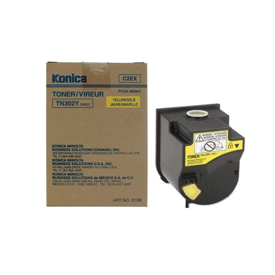 960847 | TN302Y | Original Konica Minolta (960-847) Toner Cartridge - Yellow
