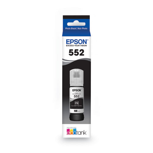 T552120S | Epson® T552 | Original Epson® T552120-S High-Yield Ink Cartridge - Photo Black
