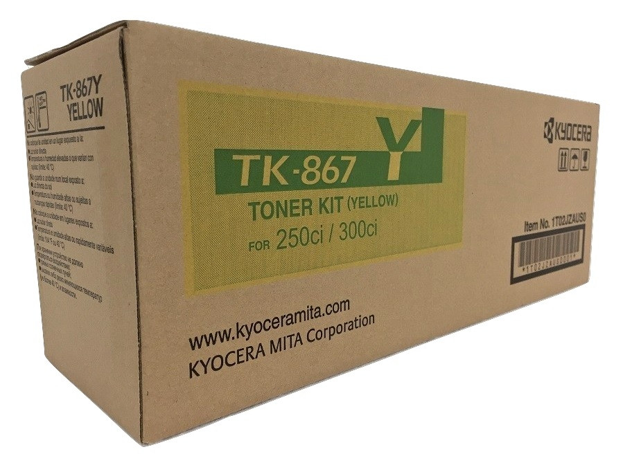 TK867Y | 1T02JZAUS0 | Original Kyocera TK-867Y Toner Cartridge - Yellow