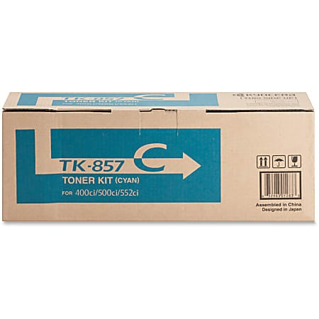 TK857C | 1T02H7CUS0 | Original Kyocera TK-857C Toner Cartridge - Cyan