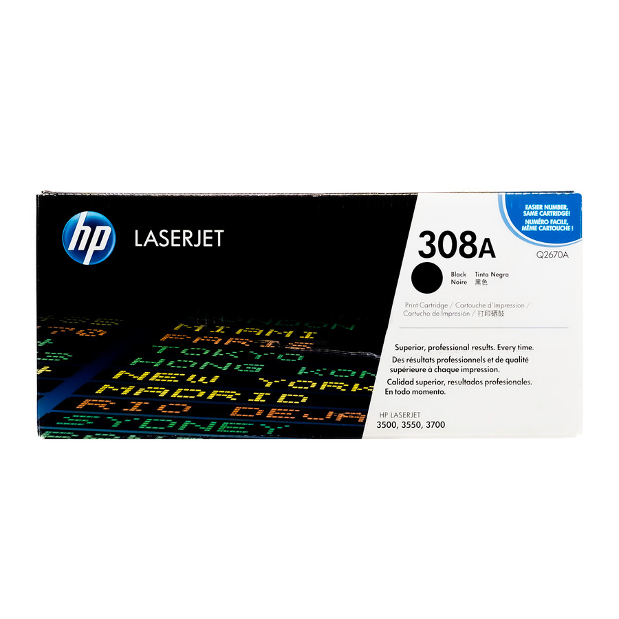 Q2670A | HP 308A | Original HP Toner Cartridge – Black