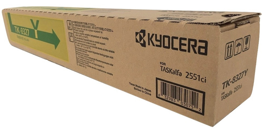 TK8327Y | 1T02NPAUS0 | Original Kyocera TK-8327Y Toner Cartridge - Yellow