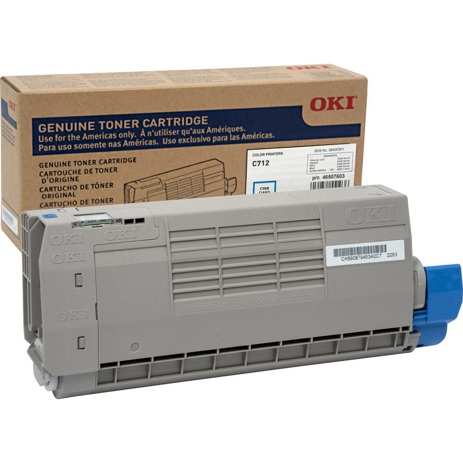 46507603 | Original OKI Toner Cartridge - Cyan