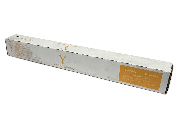 TK8802Y | 1T02RRAUS0 | Original Kyocera TK-8802Y Toner Cartridge - Yellow