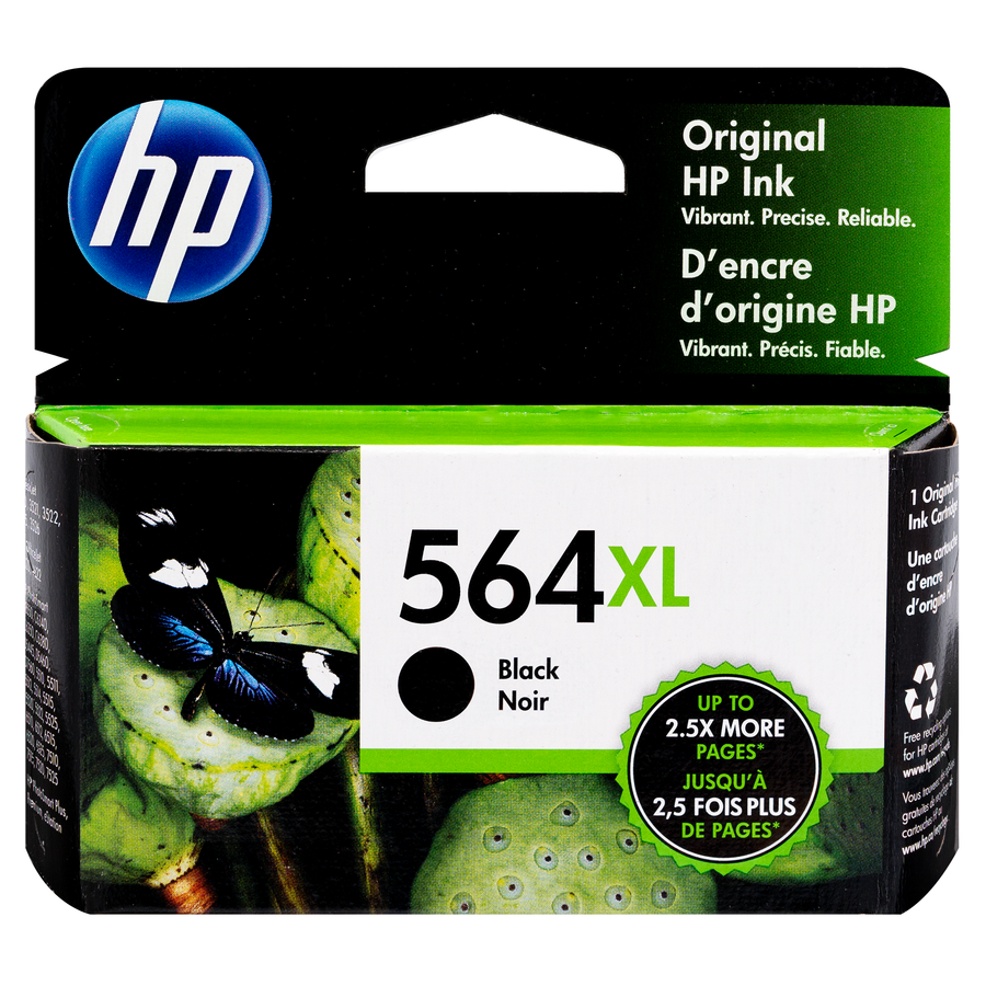 CN684WN | HP 564XL | Original HP High-Yield Ink Cartridge – Black