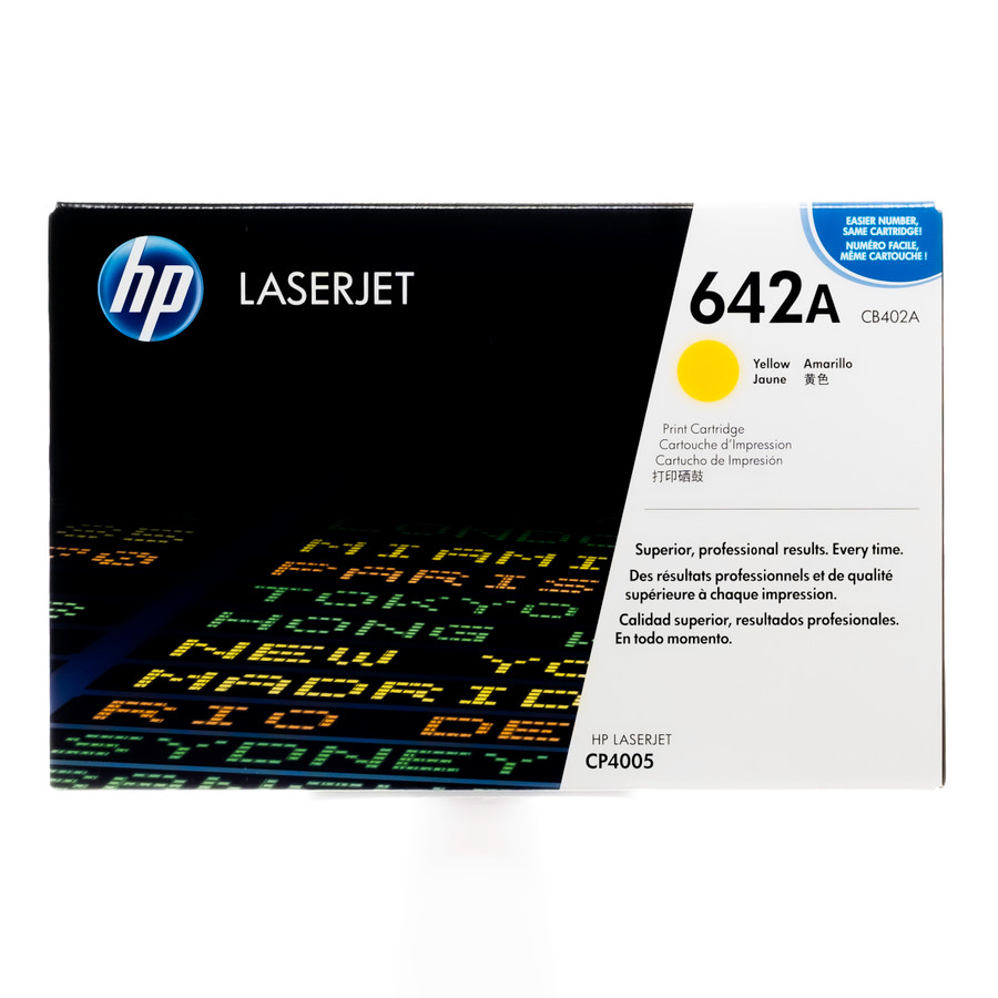 CB402A | HP 642A | Original HP Cartridge – Yellow