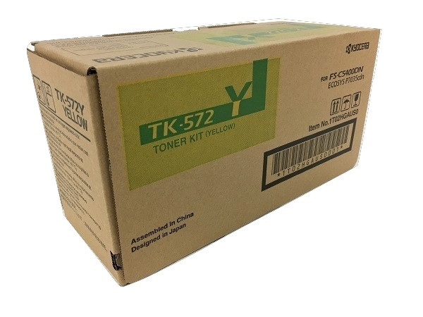TK572Y | 1T02HGAUS0 | Original Kyocera TK-572Y Toner Cartridge - Yellow
