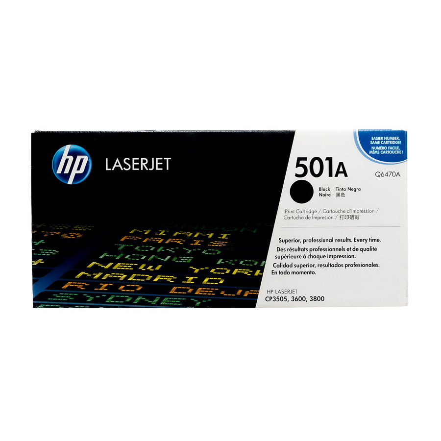 Q6470A | HP 501A | Original HP Toner Cartridge – Black