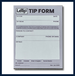  Tip Forms - Bundle of 250