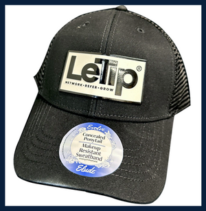 LeTip Black Baseball Cap