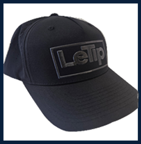 LeTip Black Baseball Cap