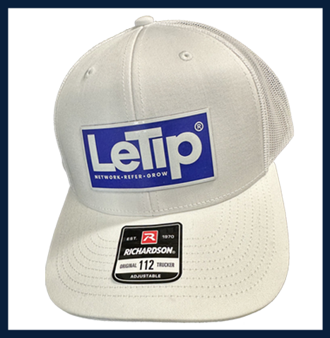 LeTip White Baseball Cap