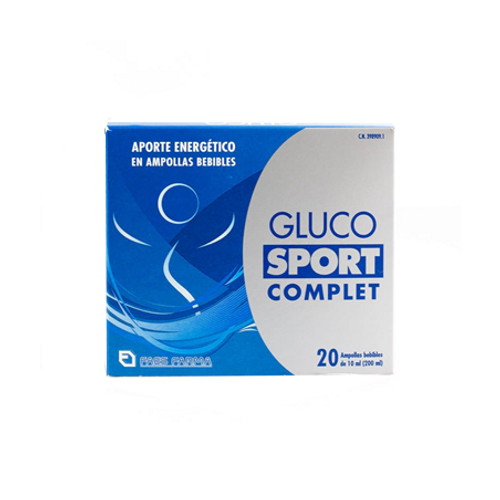 Glucosport complet 20 ampollas bebibles
