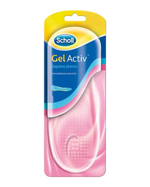 Scholl plantillas mujer zapatos planos gel activ