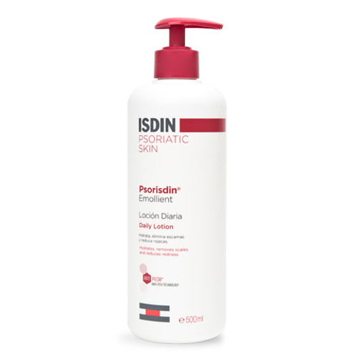 Isdin psoriatic skin psorisdin loción emoliente diaria 500 mL