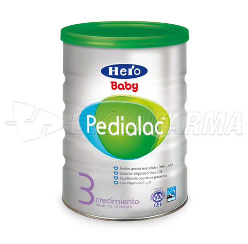 Pedialac 3. leche de crecimiento. bote de 800 g.