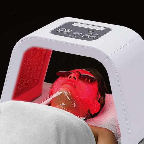 UTRENUI Infrared light therapy led facial light therapy mask-Derma plus, Photons Facial Skin Care Machine LED Beauty Mask Therapy Beauty Machine