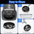 ZECHUAN Solar Bug Zapper Outdoor Waterproof, Portable Pest Control Electric Mosquito Zapper Killer with Panel Sensor, Rechargeable Insect Trap Fly Zapper for Home, Patio, Backyard, Camping