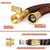 200FT expandable Garden Hose with Triple Layer Latex Core,3/4"Solid Metal Fittings, Extra Strength Fabric Lightweight & No-Kink Flex Water Hose （orange-black）