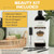 Viva Naturals Organic Castor Oil, 16 fl oz - Cold Pressed Castor Oil for Skin, Hair and Lashes - Traditionally Used to Support Hair Growth - Certified Organic & Non-GMO - Includes Beauty Kit