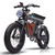 SMARTRAVEL Electric Bike with 1200W Brushless Motor,32MPH,20Ah Removable Battery,20" Fat Tire, Electric Dirt Bicycle for Adults Muti-use,with Front/Rear Turn Signals,Travel Bag,ST201F