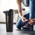 Lyeasw 24 OZ Shaker Bottle for Protein Mixes, 2 Pack BPA Free Leakproof Portable Shaker Cups for Workout, Black