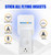 Indoor Plug in Fly Trap for Flies Moths Gnats with 8 Refills, Insect Catcher, Flying Insect Flea Trap, Compatible Safer Home Refill, Fruit Fly Insect Killer