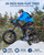 Riding'times 1500W Winter Moped Style Ebike, 20 Inch Fat Tire Electric Bike, Up to 28MPH & 75 Miles, 6-Layer Full Suspension, 15.6AH Removable Battery, Mountain Snow E Bike