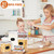 Skroam 36 Pack Airtight Food Storage Containers for Kitchen Pantry Organizers and Storage, BPA Free, Plastic Kitchen Storage Containers with Lids for Flour, Sugar, and Cereal, Labels & Marker