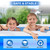 Inflatable Swimming Pool, 145" X 74" X 22" Extra Larger Thickened Blow-Up Pool for Adults, Family, Family Swimming Pool for Garden, Backyard, Summer Water Party, Indoor Outdoor