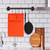 Silicone Griddle Tools Mat for Blackstone, Silicone Spatula Mat with Drip Pad, Side Shelf Mat for Blackstone Griddle Accessories for Kitchen Cooking Countertop Waterproof Oil-Proof (Orange)