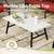 MIXPATIO Patio Furniture Set 7 pcs, Outdoor Patio Furniture, 1 X 3-Seat Sofa, 2 X Single Chairs, 2 X Rocker Chairs, 1 X Coffee Table and 5.75" Extra Thick Cushion, Patio Conversation Set,Red