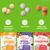 Happy Baby Organics Baby Snacks, Yogis, Freeze Dried Yogurt & Fruit Snacks, Gluten Free Snack for Babies 9+ Months, 3 Flavor Variety Pack, 1 Ounce (Total Pack of 3)