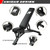 RitFit Multi-Function Garage & Home Gym Package Includes 1000LBS Power Cage PPC03 with Cable Crossover System, Weight Bench, Olympic Barbell Weight Set, Full Body Workout -OR,Bumper Plate 230lbs